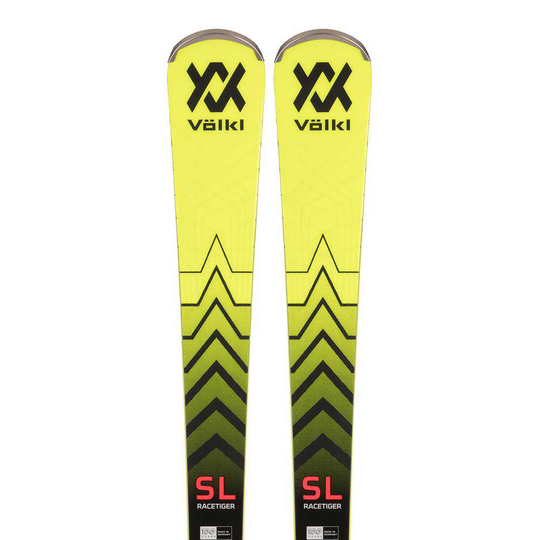 Volkl Racetiger Sl+rmotion3 12 Gw Alpine Skis Yellow 155