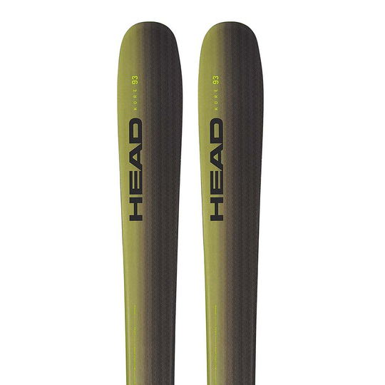 Head Kore 93+attack 11 Gw Alpine Skis Green 163