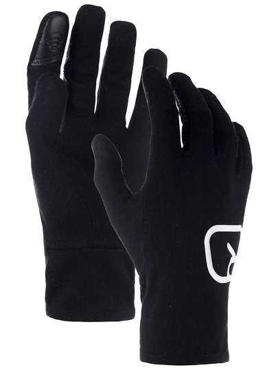 Ortovox 185 Rock 'N' Wool Liner Gloves black raven