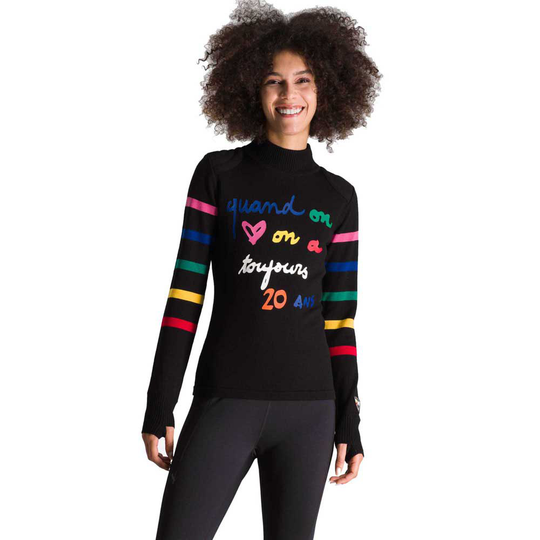 Rossignol Poetic Round Neck Sweater Multicolor S Woman
