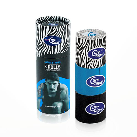 Mycuretape | 3 Rolls Kinesiology Tape | Safari Stripes