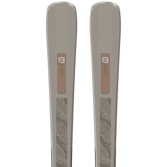 Salomon S/max Sx+m10 Gw L80 Alpine Skis Woman Brown 140