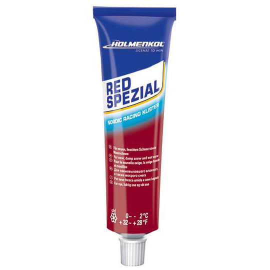 Holmenkol Klister red Spezial +0°c/-2°c Wax 60 Ml Red