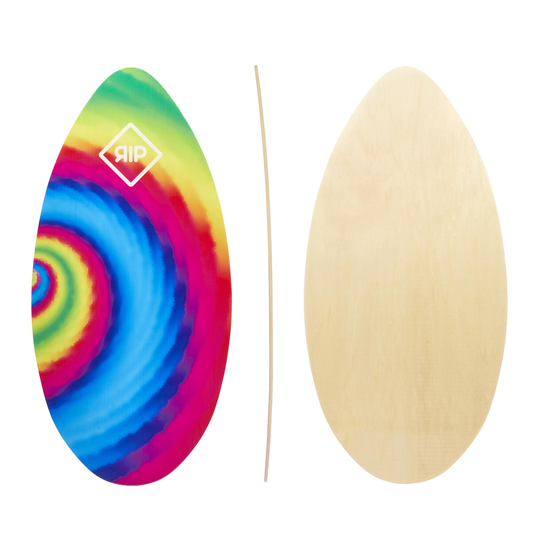 Adult Wood Skimboard 41" Tie Dye