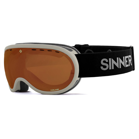 Sinner Vorlage Ski Goggles Golden Double Orange Sintec Vent/ CAT2