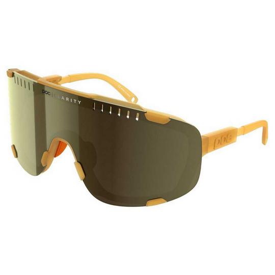 Poc Devour Sunglasses Yellow Brown / Silver Mirror/CAT2
