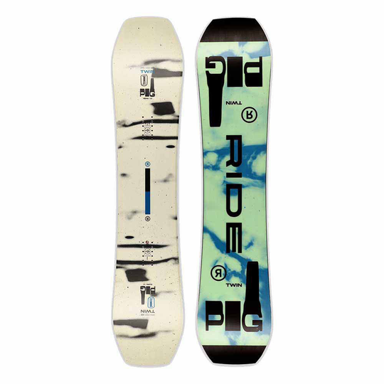 Ride Twinpig Snowboard Beige 148