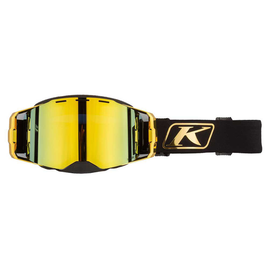 Klim Edge Ski Goggles Black Gold Mirror