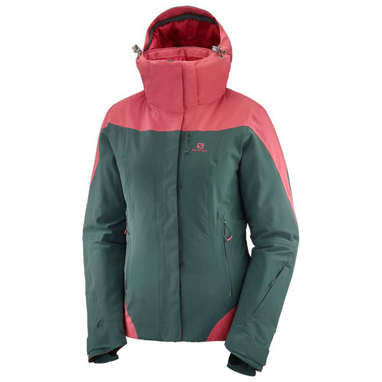 Salomon Icerocket Jacket Green S Woman