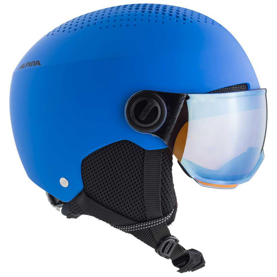 Alpina Zupo Visor Q Lite Helmet Blue 51-55 cm