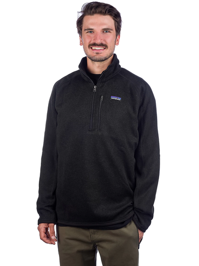 Patagonia Better Sweater 1/4 Zip Sweater black