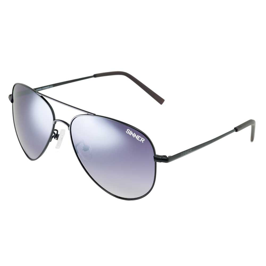 Sinner Morin Mirror Sunglasses Black PC Smoke Gradient FL Mirror/CAT3
