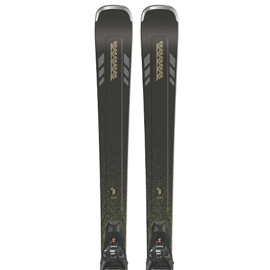K2 Disruption 82ti+mxcell 12 Tcx Quikclik Alpine Skis Black 177