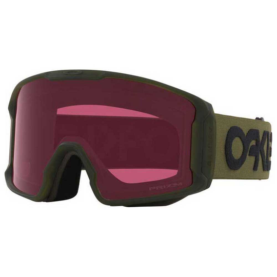 Oakley Line Miner L Prizm Snow Ski Goggles Green Prizm Snow Dark Grey/CAT3