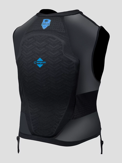 Amplifi Reactor Waistcoat Back Protector black