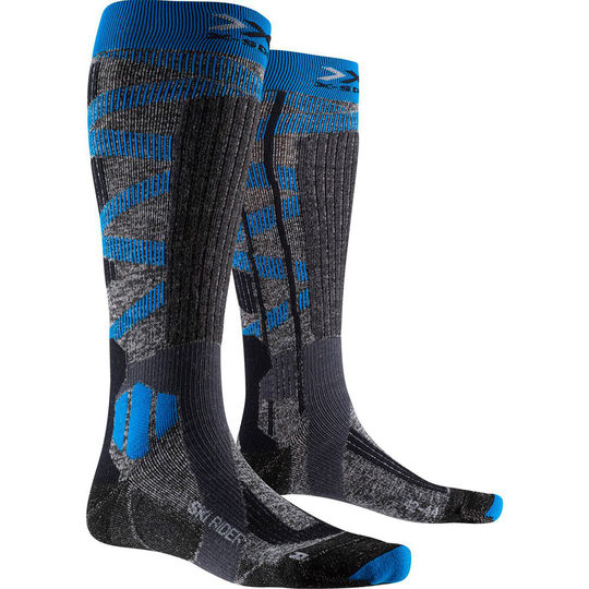 X-socks Rider Silver 4.0 Socks Blue,Grey EU 35-38 Man