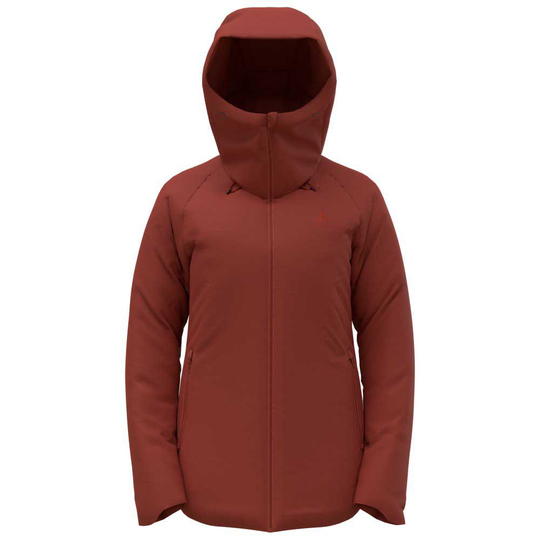 Odlo Ascent S-thermic Waterproof Jacket Red XL Woman