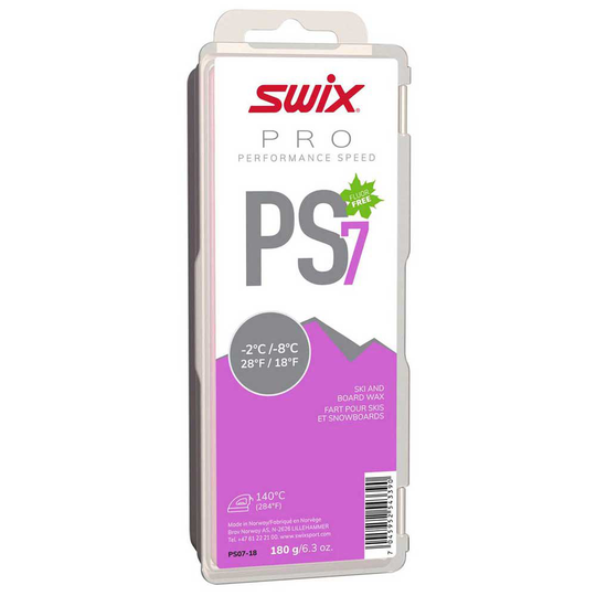 Swix Ps7 -2ºc/-8ºc 180 G Board Wax White,Pink