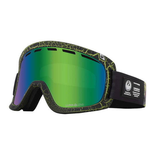 Dragon Alliance D1 Otg Bonus Ski Goggles Green Lumalens Een Ion/CAT3+Amber/CAT2