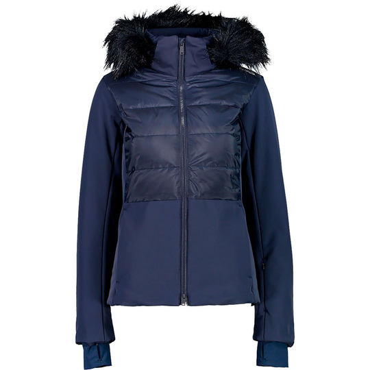 Cmp Zip Hood 31w0066f Jacket Blue 2XS Woman