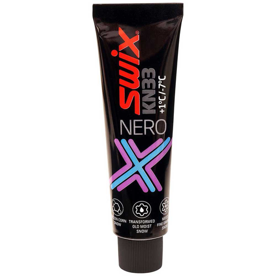 Swix Kn33 Nero +1ºc/-7ºc Klister Anti-icing Black