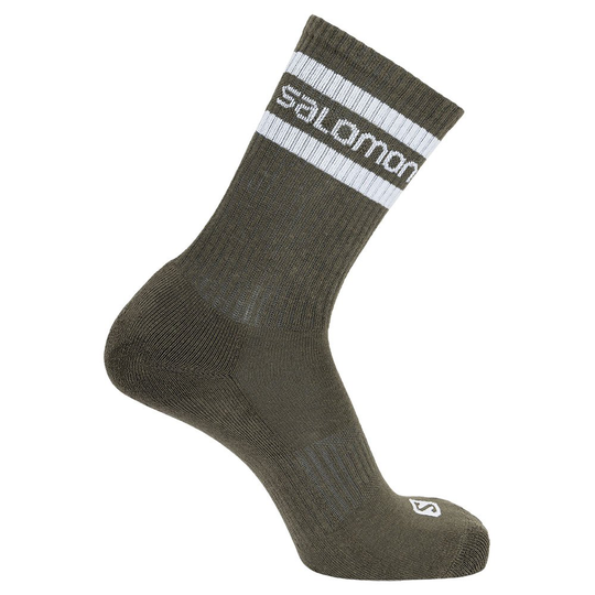 Salomon Socks 3365 Crew Socks 2 Pairs Green,White EU 36-38 Man