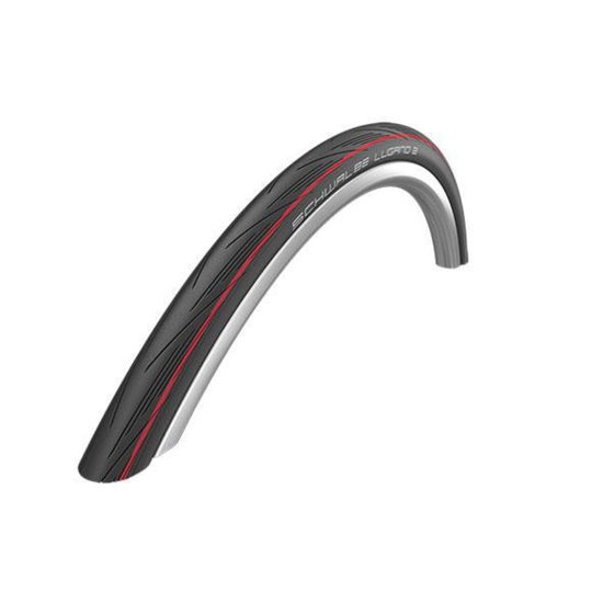 Schwalbe Lugano Ii K-guard 700 X 25c Folding Red Black Tyre