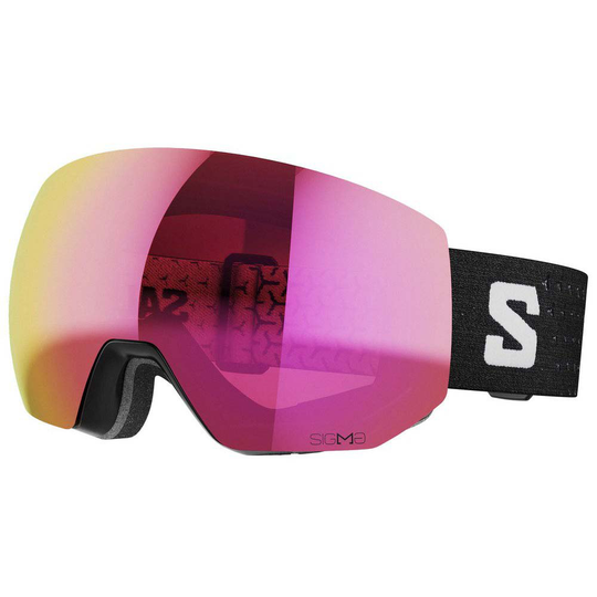 Salomon Radium Pro Sigma Ski Goggles Pink Poppy Red/CAT 2