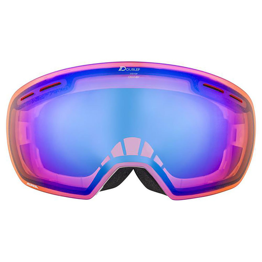 Alpina Granby Hm Ski Goggles White Blue Sphere/CAT2