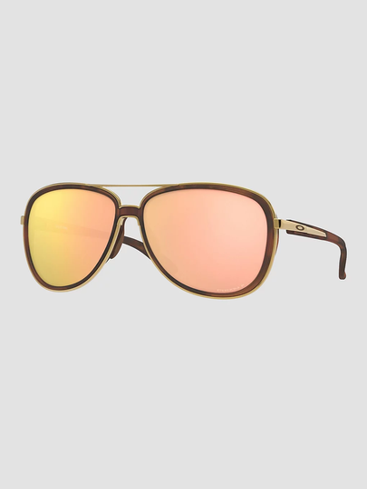 Oakley Split Time Brown Tortoise/Gold Sunglasses prizm rose gold polarized