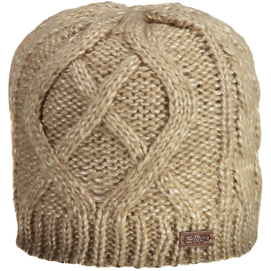 Cmp Knitted 5505210 Beanie Beige Woman