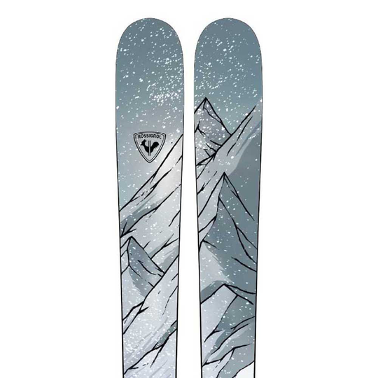Rossignol Blackops 92 Open+spx 10 Gw B100 Alpine Skis Grey 136