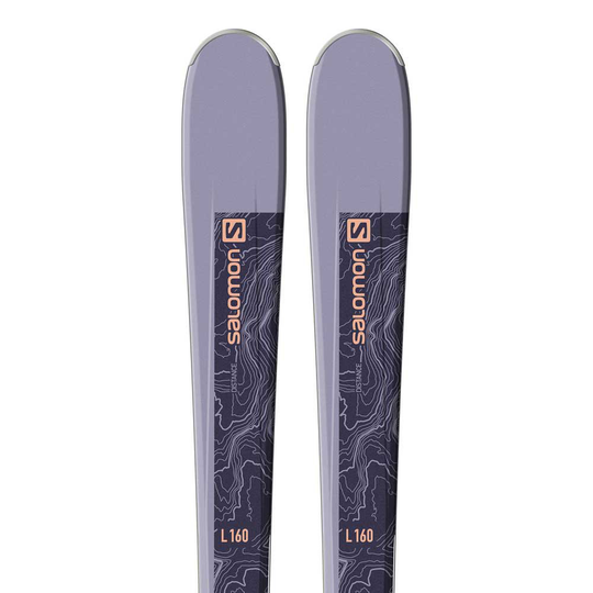 Salomon Distance 76+m10 Gw Alpine Skis Grey 130