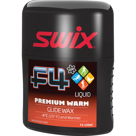Swix F4-100nw Premium Glidewax Liquid Warm 100ml White