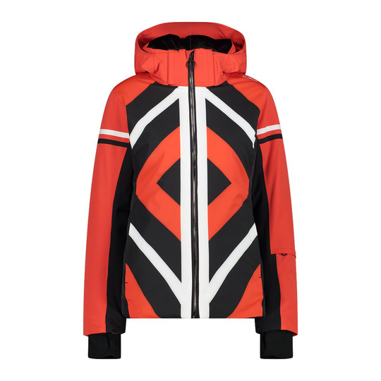 Cmp Zip Hood 32w0256 Jacket Red 2XS Woman