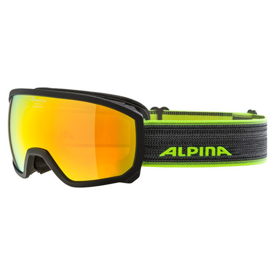 Alpina Scarabeo Hm Ski Goggles Junior Green,Orange Orange / Orange mm Red Sph/CAT2