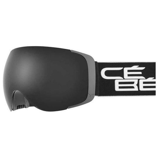 Cebe Exo Ski Goggles White,Black Grey Ultra Black/Cat3- Amber Flash Mirror/Cat1