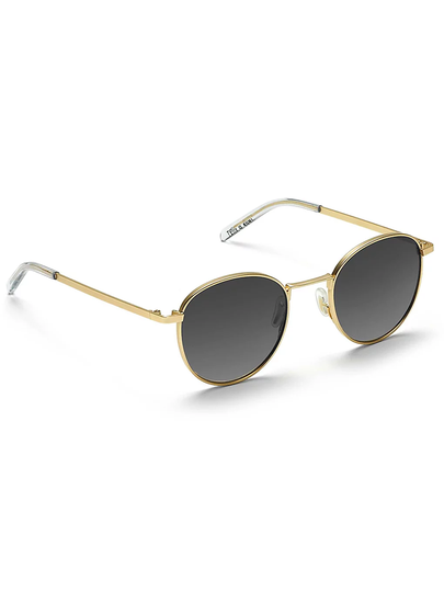 Take A Shot Arin Gold Sunglasses smoke