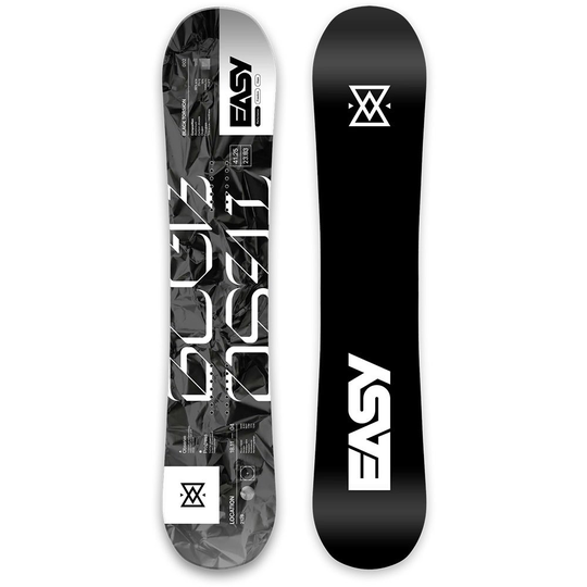 Easy Black Torsion Snowboard Wide Multicolor 162W