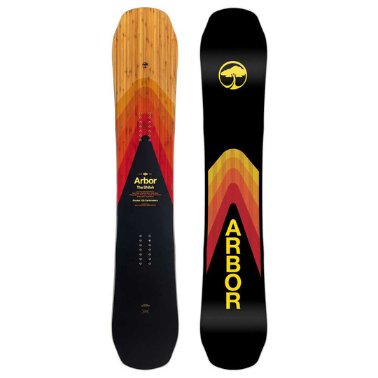 Arbor Shiloh Rocker Snowboard Wide Brown 157MW