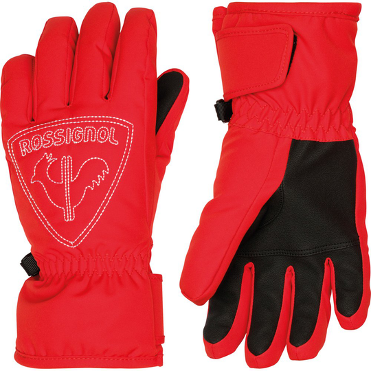 Rossignol Rooster Gloves Red 6 Years Boy