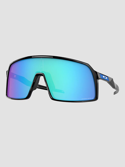 Oakley Sutro Polished Black Sunglasses prizm sapphire