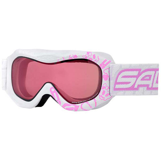 Salice 601 Photochromic Chromolex Antifog Ski Goggles Junior White,Pink Photochromic Chromolex Antifog Yellow/CAT1-2