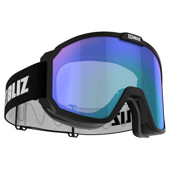 Bliz Rave Ski Goggle Black Light Orange With Blue Multicoating/CAT1