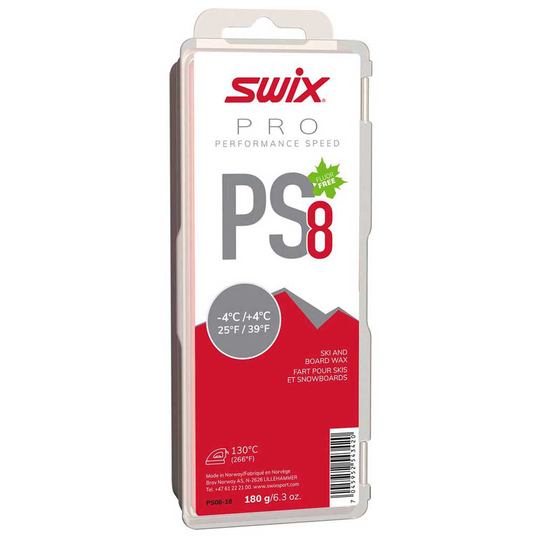 Swix Ps8 -4ºc/+4ºc 180 G Board Wax Red,White