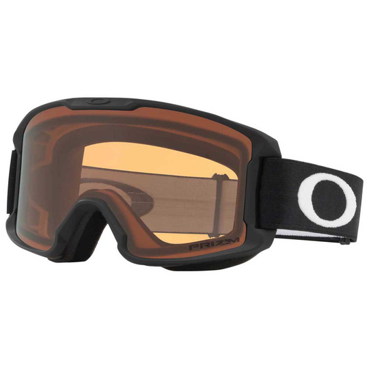 Oakley Line Miner Prizm Snow Ski Goggles Junior Black Prizm Snow Persimmon/CAT2
