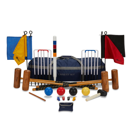 Pro Croquet Set 4 Player, With Nylon Bag
