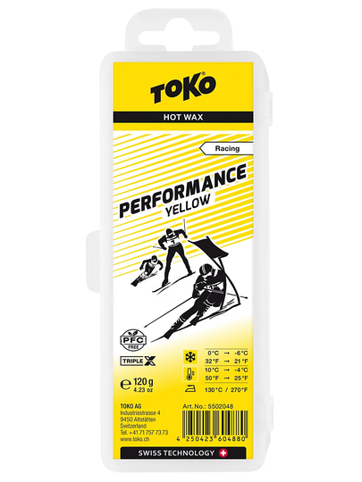 Toko Performance yellow 120g Wax yellow