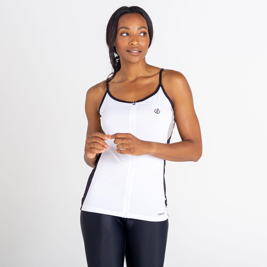 Regale Ii Women's Fitness Full Centre Zip Vest - White