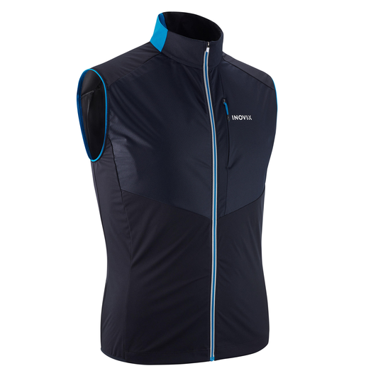 Men's Cross-country Skiing Sleeveless Gilet - Xc S Gilet 500 - Blue Black